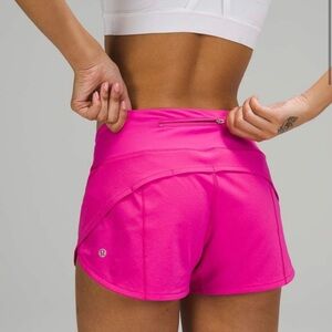 LULULEMON Speed Up High Rise Lined Shorts-SIZE 6